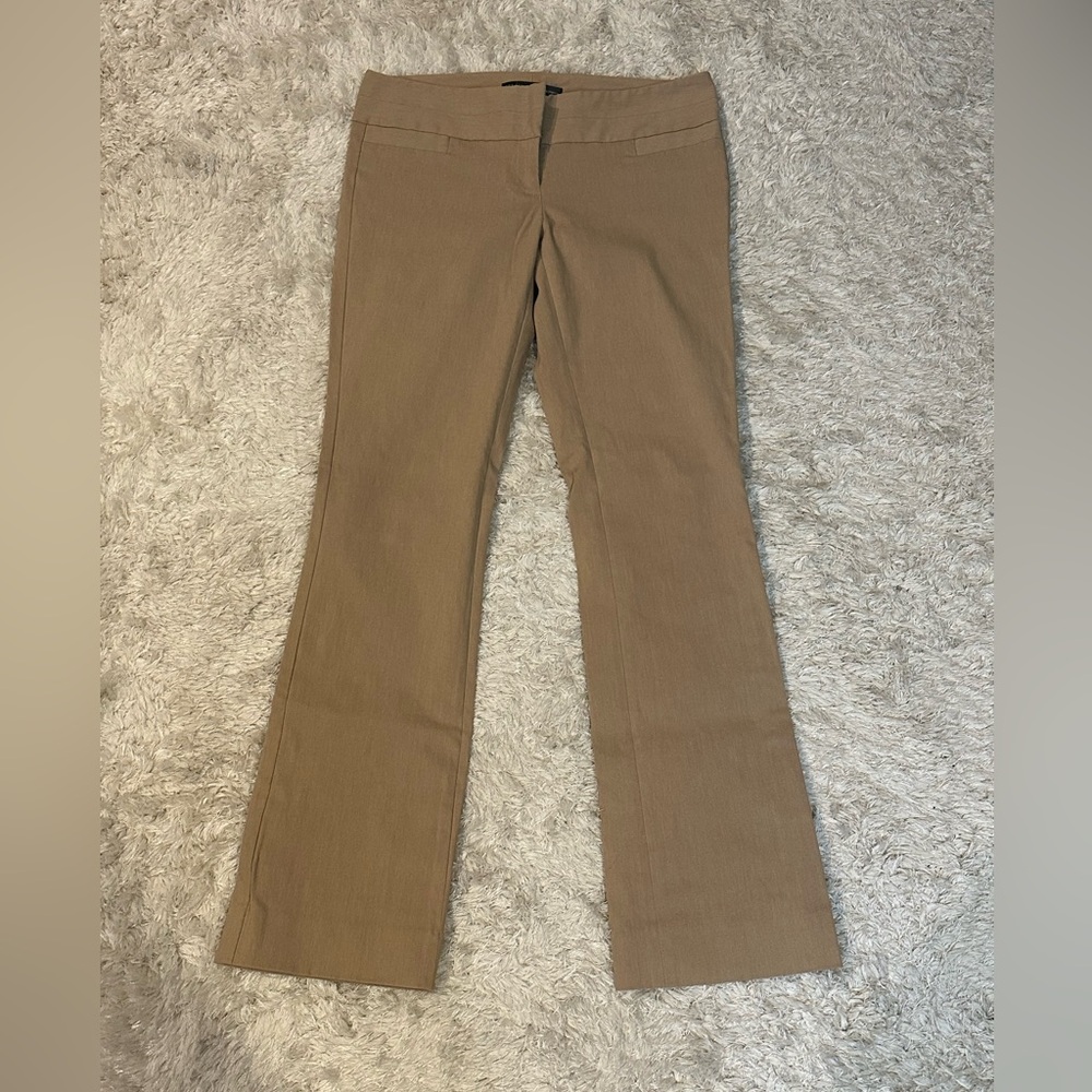 The Limited Khaki Tan Boot Cut Mid Rise Pants - 8